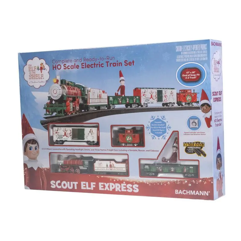 Bachmann Scout Elf Express Ready Top Run Electric Train Set - Ho Scale   (Bac00779) 1