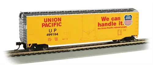 Bachmann 18038 Ho 50' Plug-Door Boxcar Silver Series Union Pacific 499194  (Bac18038) 1