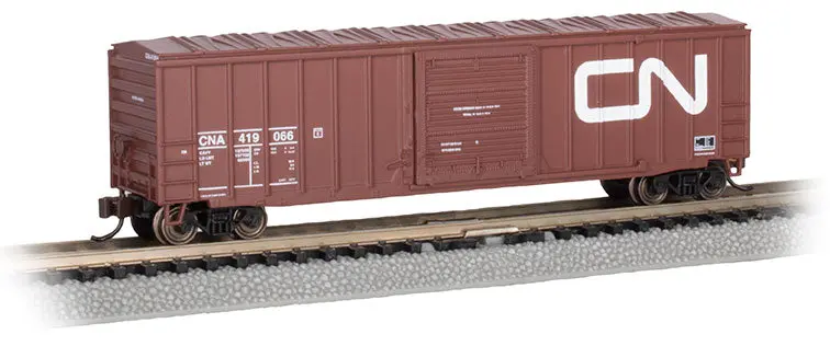 Bachmann N Scale Sliding Door Box Car Canadin National  (Bac19663) 1
