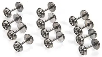 Bachmann Flatcar Back Wheel Sets 33" (12) Ho (Bac42904) 1