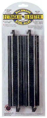 Bachmann 9" Straight E-Z (4) Ho    (Bac44411) 1