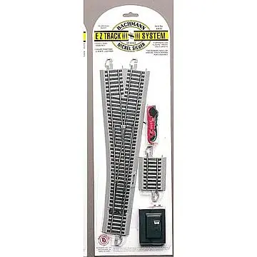 Bachmann Ez #5 Remote Left-Hand Switch (Bac44565) 1