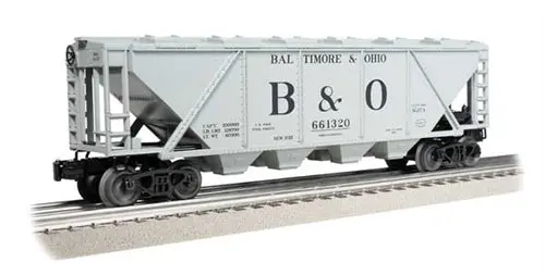 Bachmann O 4-Bay Quad Hopper 3-Rail Williams Baltimore & Ohio  (Bac47629) 1