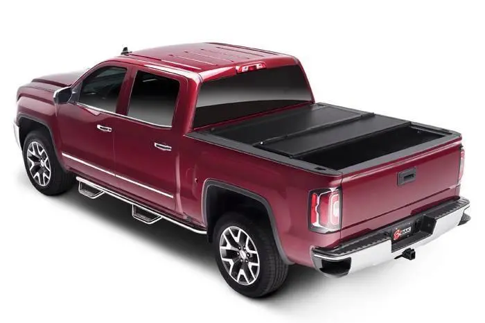 Bak Industries 2012-2017 Dodge Ram 2500 Hard Folding Tonneau Cover (6' 4" Bed) | Bakflip Fibermax - 1126203Rb 2
