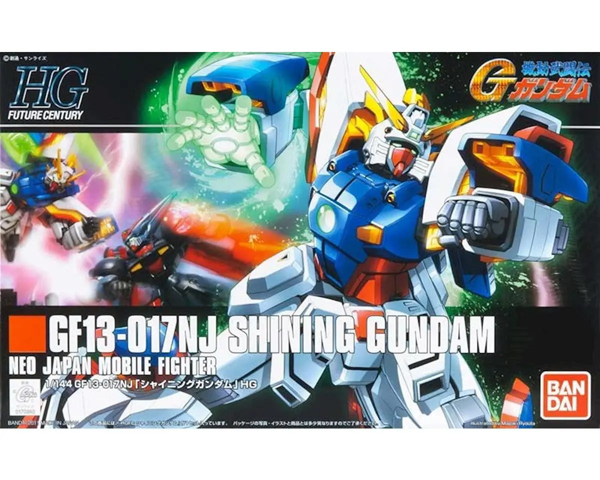 Bandia 1/144 Hgfc #127 Shining Gundam "Mobile Fighter G Gundam" Plastic Model Kit   (Ban5057746) 1