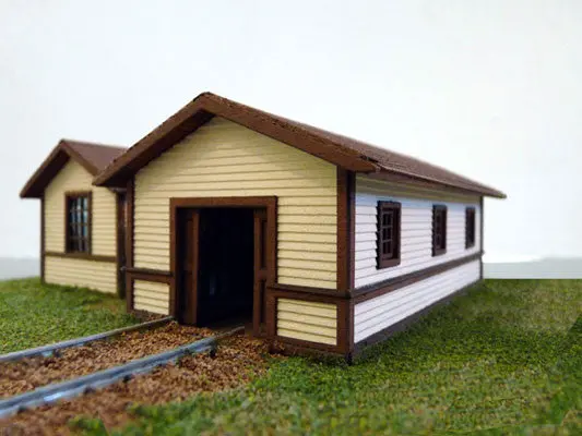 Pennsylvania Railroad Small Freight House/Baggage Building #1 Set  (Bra655) 1