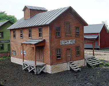 County Feed - Trackside Structures -- Kit  (Bra684) 1