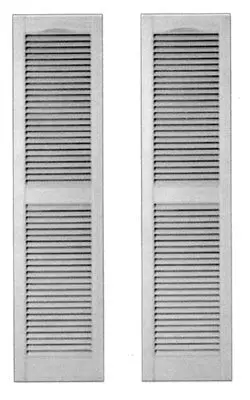 Branchline Window Shutters Fits 3' Window Pkg(12)Ho Scale (Bra745) 1