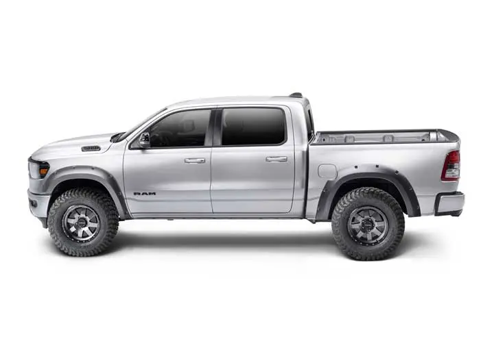 Bushwacker Fenders 4Pc 10-17 Ram 2500/3500 76.3In/98.3In Bed/Dually Compatible Ff Max Pocket Style 4Pc Fender Flare Location: 1