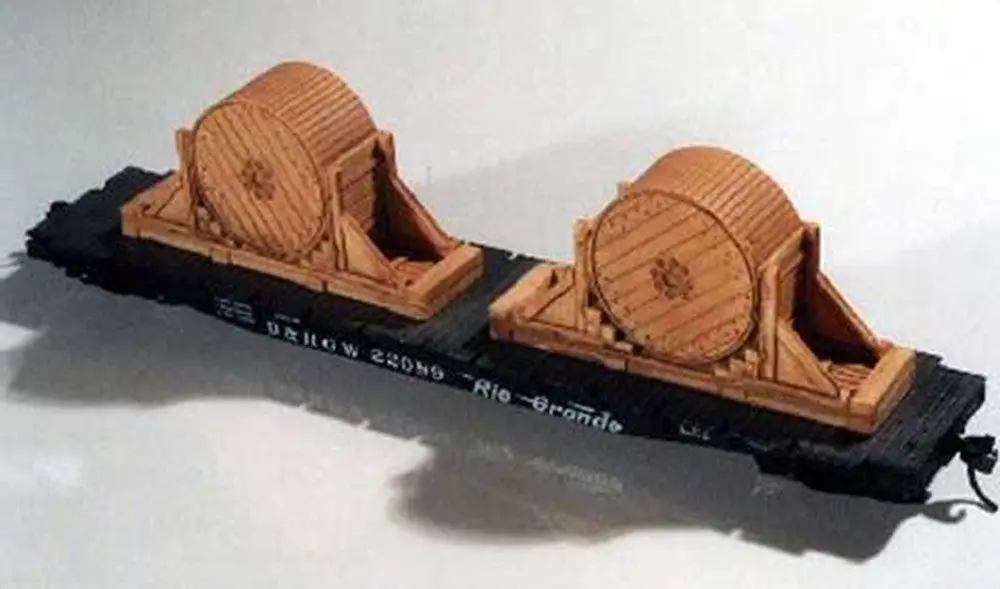 Heavy Cable Spools Load (2) Ho Scale (Cho7246) 1