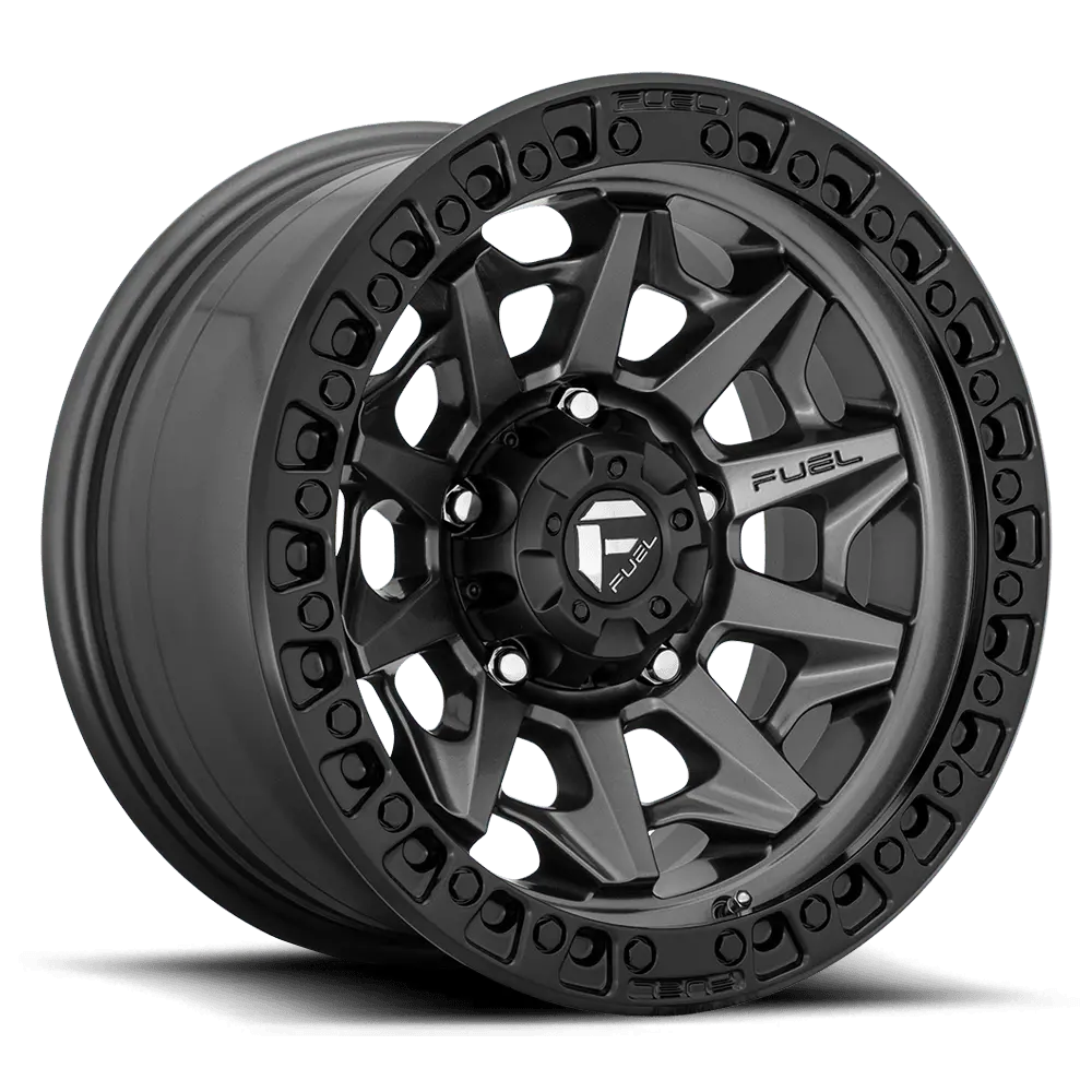 Fuel Covert Matte Gunmetal Wheel 1