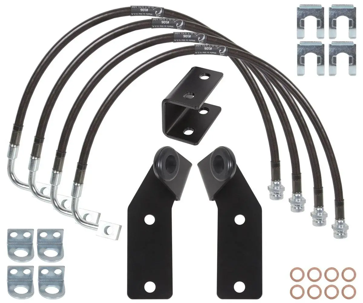 Carli Suspension Jeep Jk Brake Line Kit 1
