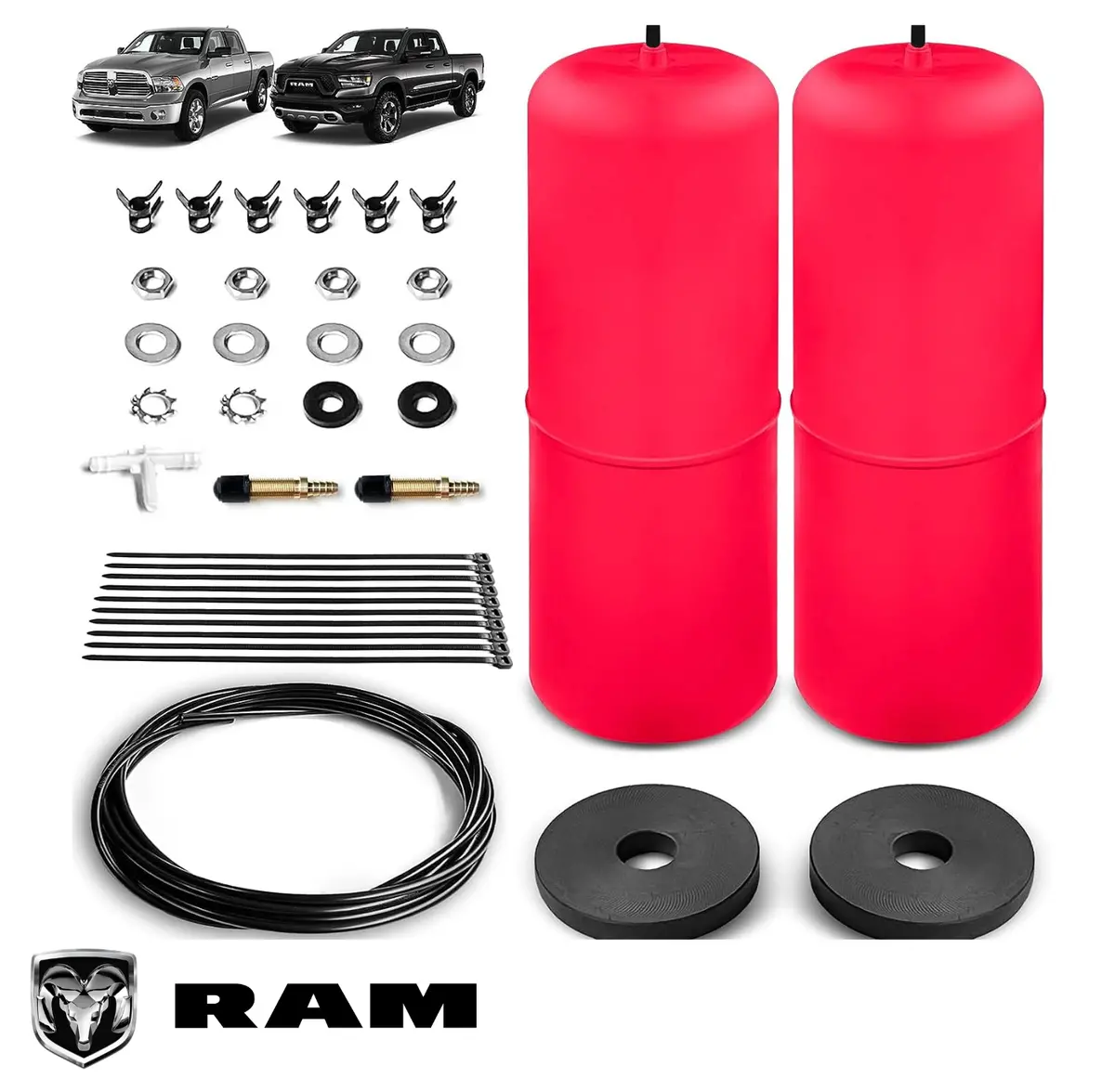 Vigorlift 1000 Air Suspension Spring Kit For Ram 1500 2009-2022 - Oem 60818 1