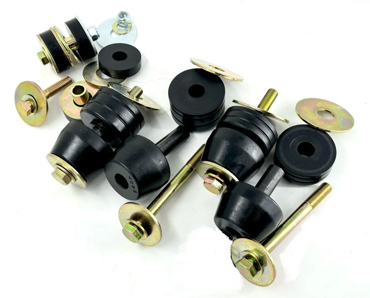 72-93 Dodge Truck Body Mount Bushing Kit With All New Hardware 1