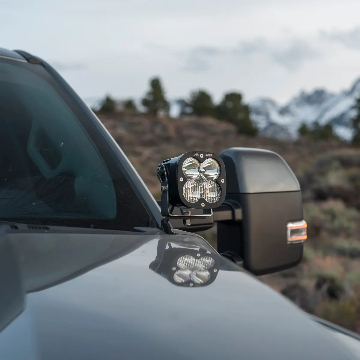 2023+ Ford Super Duty Baja Designs A-Pillar Light Kit 1