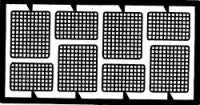 Detail Master 1/24-1/25 Rectangular Headlight Screens   (Dm2032) 1