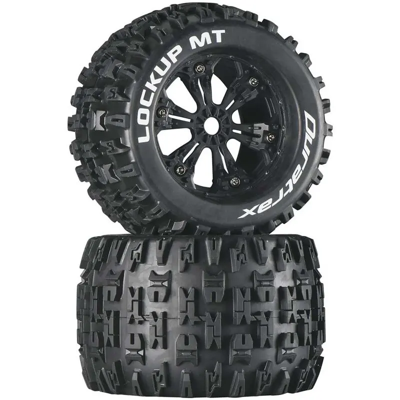 Duratrax Bandito Mounted Mt 3.8" Tires Black (2) (Dtxc3574) 1