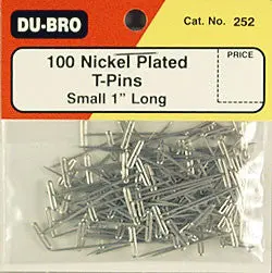 Dubro T-Pins 1" (100) (Dub252) 1