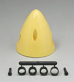 Dubro 2" Spinner Yellow (Dub275) 1