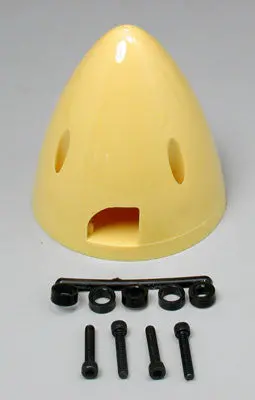 Dubro 3" Spinner Yellow (Dub299) 1
