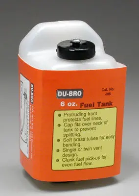 Dubro Square Fuel Tank 6 Oz (Dub406) 1
