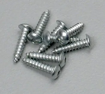 Dubro Button Head Sheet Metal Screws 2X3/8    (Dub525) 1