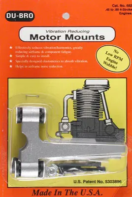 Dubro Vibration Reducing Motor Mount .45-.80 4-Stroke (Dub682) 1