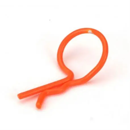 Dynamite Bent Body Clips Orange 8Pcs  (Dyn5552) 1