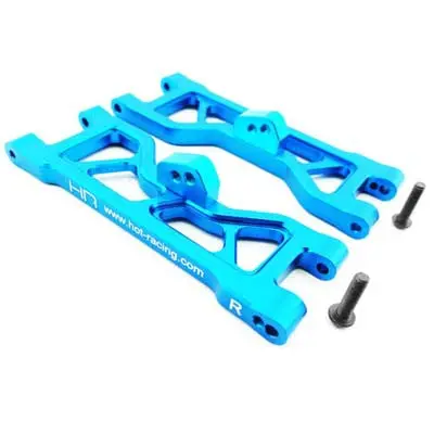 Hot Racing Blue Aluminum Front Arm Set Ecx (Hraect5506) 1