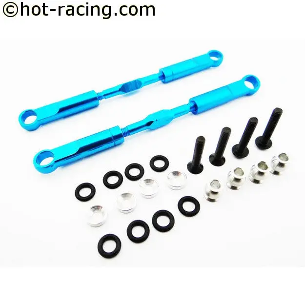 Hot Racing Blue Aluminum 89Mm Rear Turnbuckles (Ect5706) 1