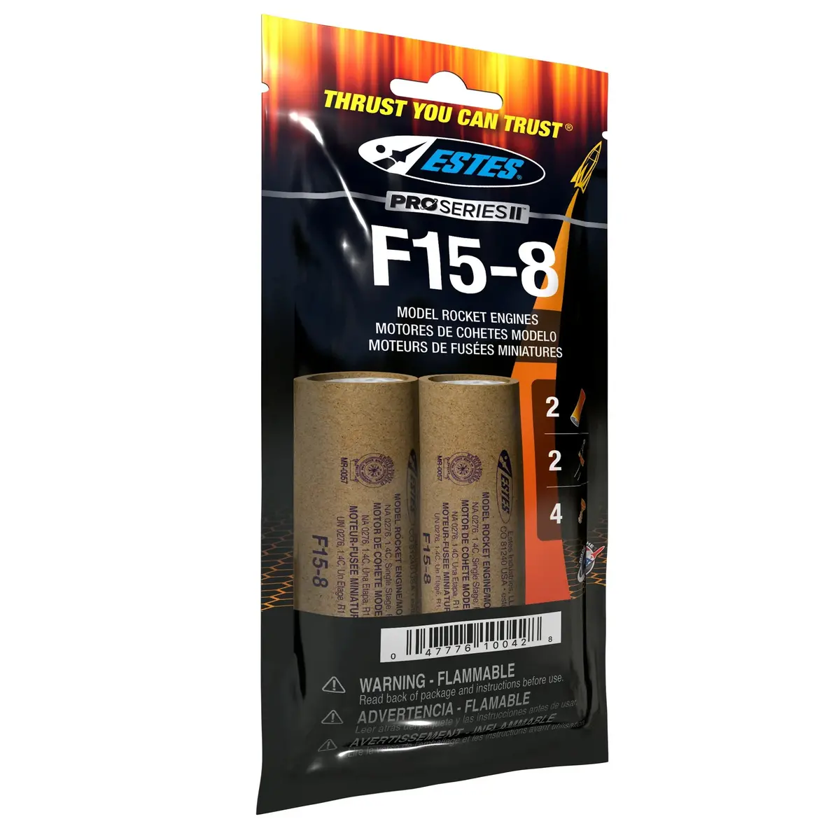 Estes F15-8 Engines (29 Mm)   (Est10032) 1