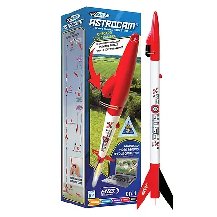 Estes Astrocam Model Rocket Kit (Est7308) 1