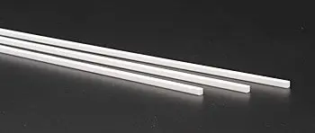 Evergreen Square Tube .125" 1/8"  (Evg252) 1