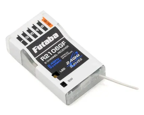 Futaba - R2106gf 2.4Ghz S-Fhss 6-Channel Micro Receiver (Fut01102201-3) 1