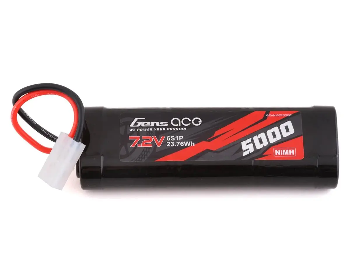 Gens Ace 6 Cell 7.2V Nimh Battery (5000Mah) W/Tamiya Connector   (Geanm6s5000t) 1