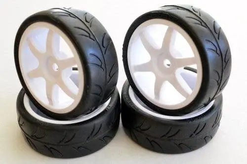 Gravity Rc Llc Usgt Pre Glue Tire 6 Spoke (Grc124) 1