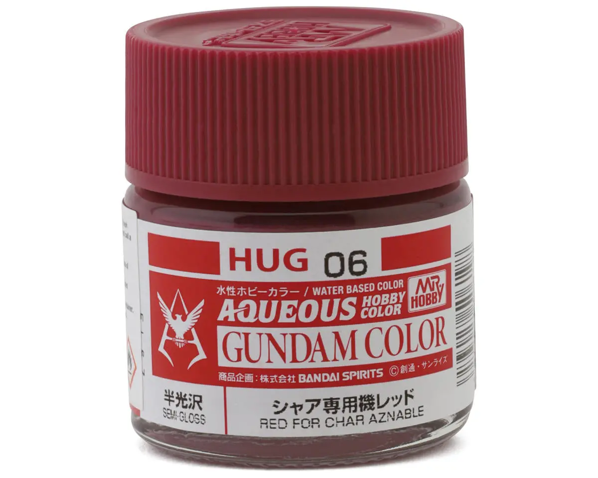 Mr. Hobby "Aqueous Gundam Color" Acrylic Paint ( Gundam Red) (10Ml)   (Guzhug06) 1