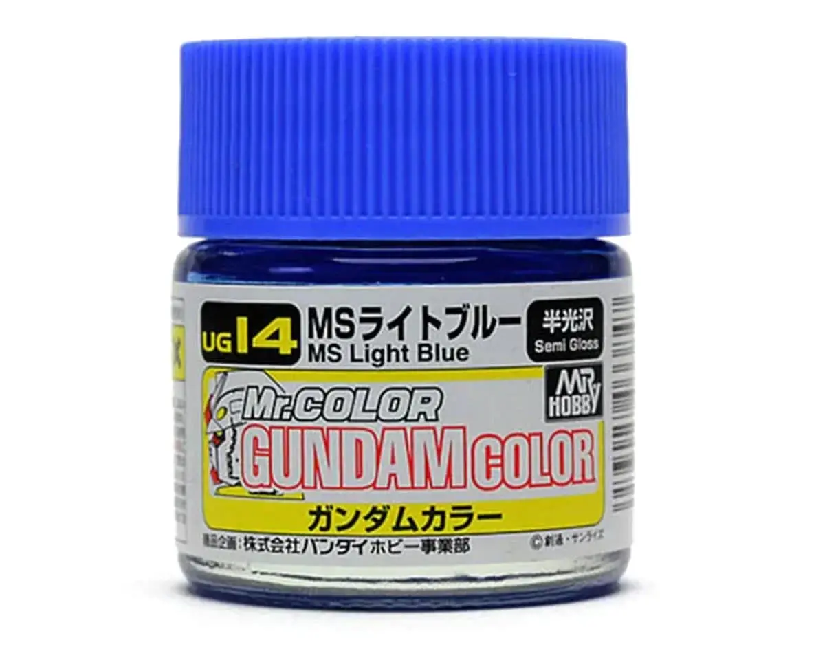 Mr. Hobby Ug14 Ms Light Blue (10Ml Bottle) "Gundam Color"   (Guzug14) 1