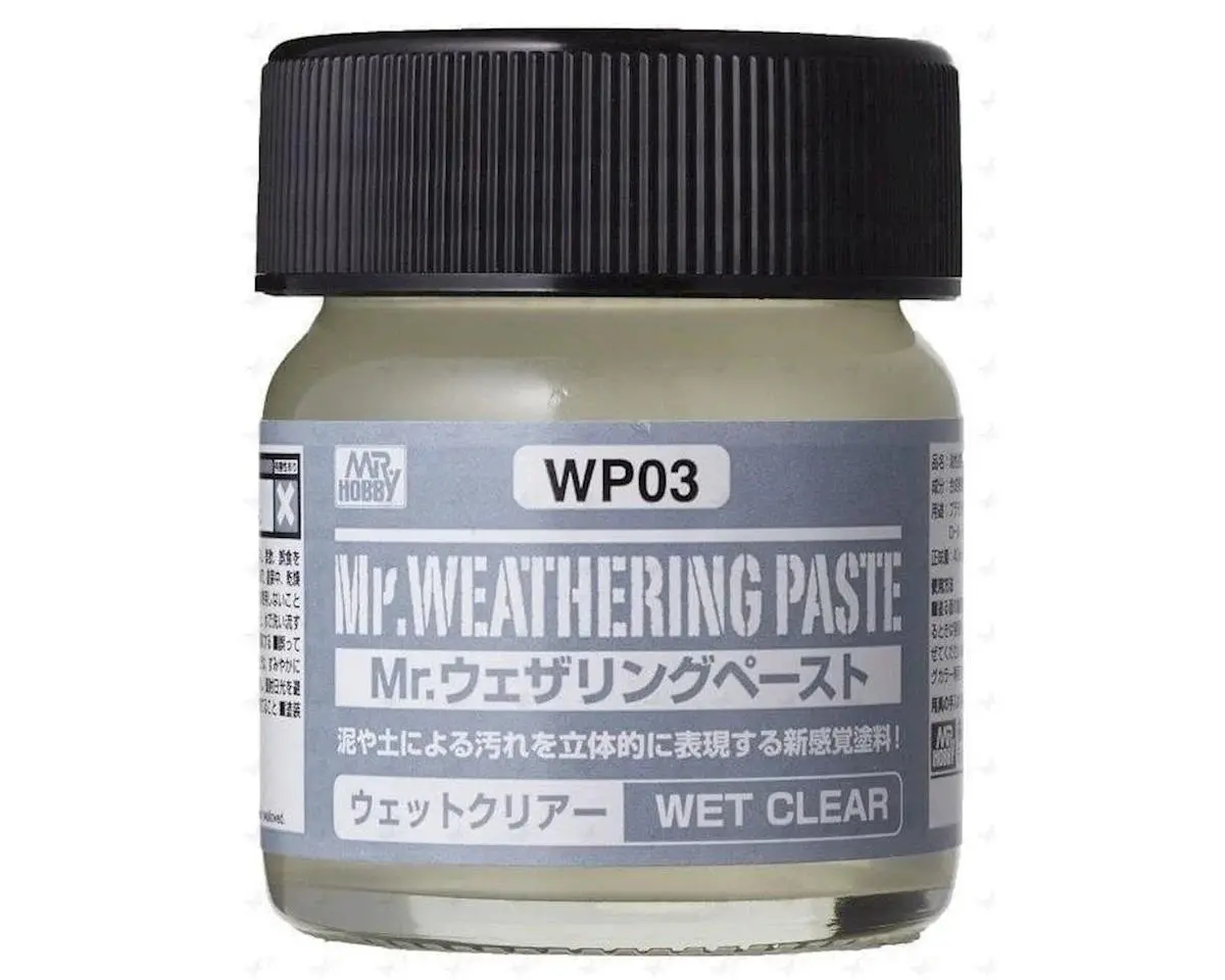 Mr. Hobby Wp03 Mr. Hobby Weathering Paste (Wet Clear)   (Guzwp03) 1