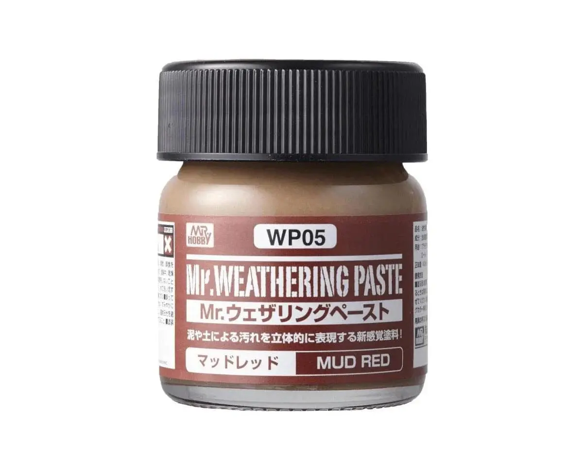 Mr. Hobby Wp05 Mr. Hobby Weathering Paste (Mud Red)   (Guzwp05) 1