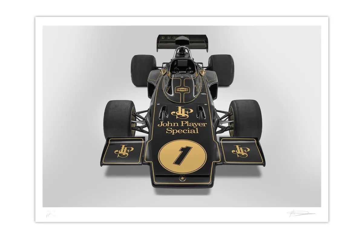 Lotus 72D - Alan Thornton - Art Screen Print 1