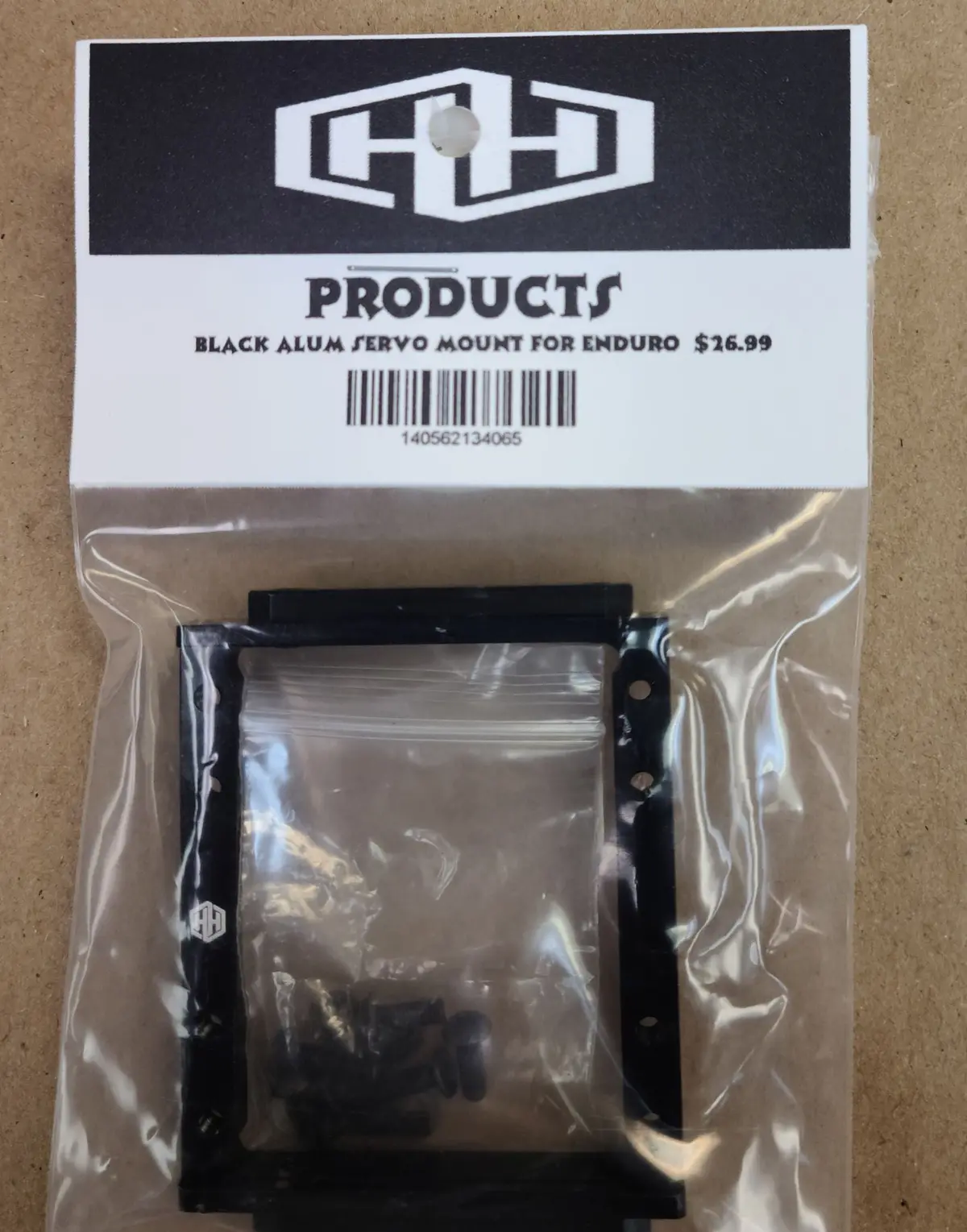 Hamilton Hobbies Enduro Alum Motor Mount - Black (Ham134065) 1