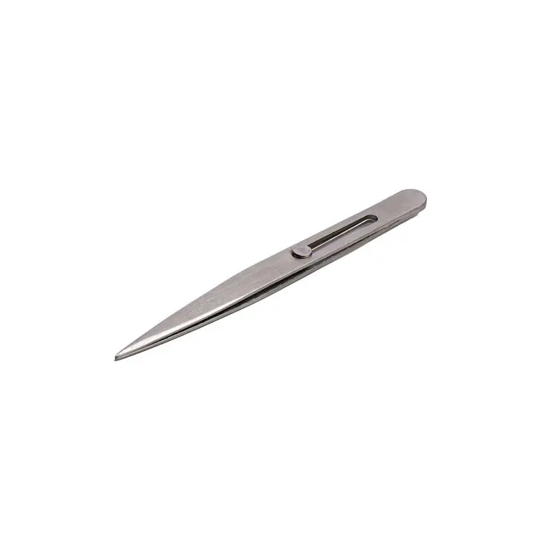 Hobby Hobby 4.75" Point Slide Lock Stainless Steel Tweezer   (Hdxk0133) 1