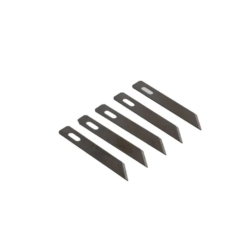 Hobby Essentials #5 Angled Chisel Blades (5)  (Hdxk0144) 1