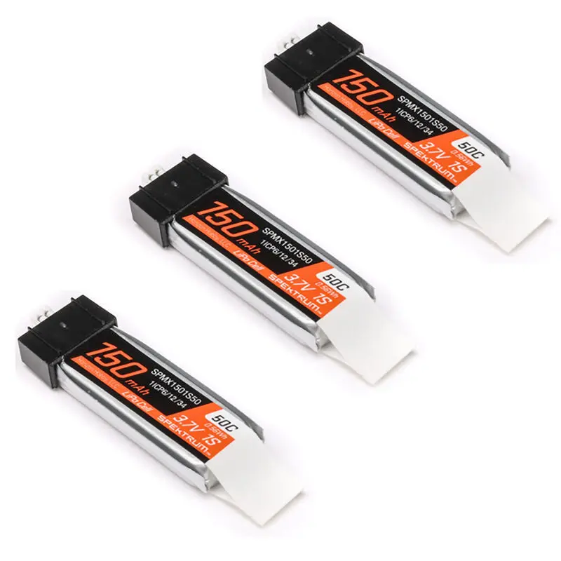 3.7V 150Mah 1S 50C Lipo Battery: Jst Ph1.25 Connector (3Pcs)  (Hhdspmx1501s50) 1