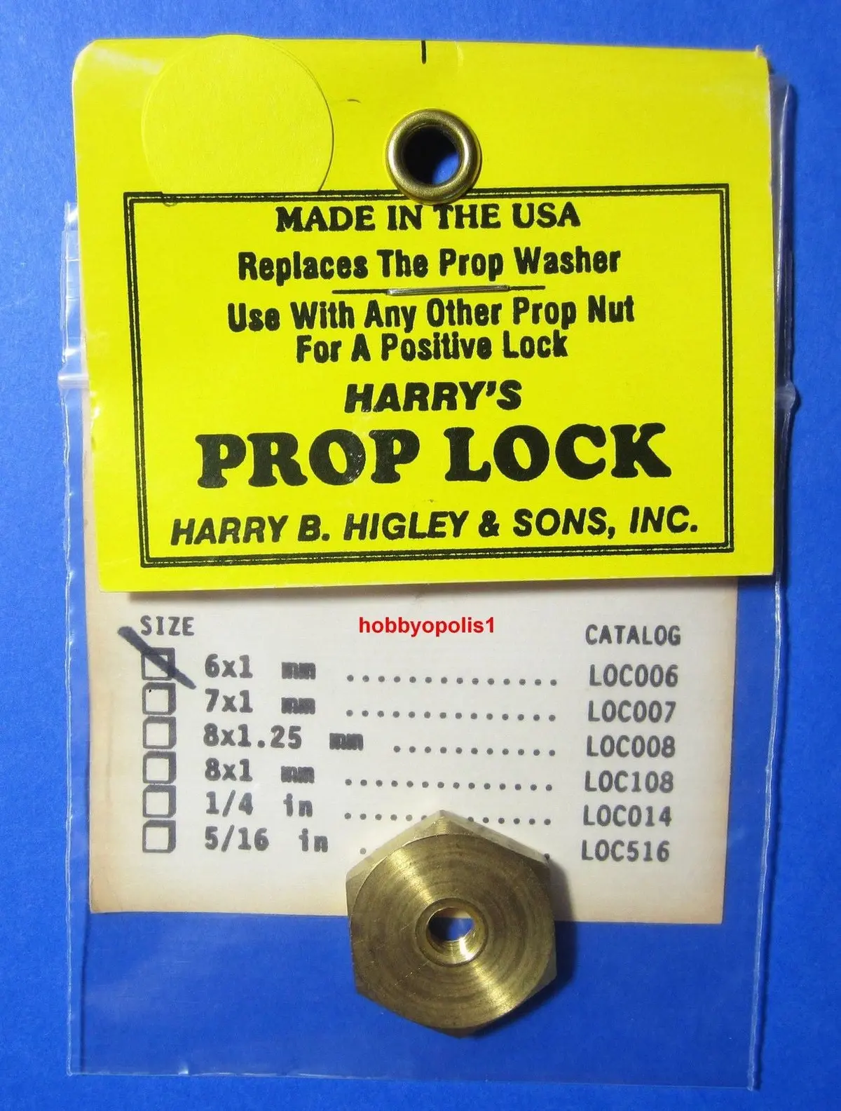 Highleyprop Lock,6 X 1M (Higloc006) 1