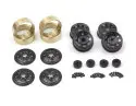 Hpi Cs-8 Steel Beadlock Wheel 1.2In (Black / 4Pcs), For Venture18   (Hpi161162) 1