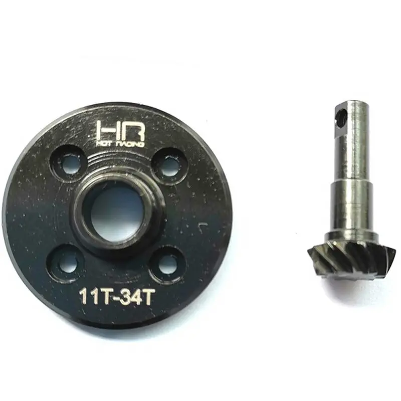 Hot Racing 11/34T Steel Helical Differential Ring Pinion Stock For Trx-4 (Hratrxf9411) 1