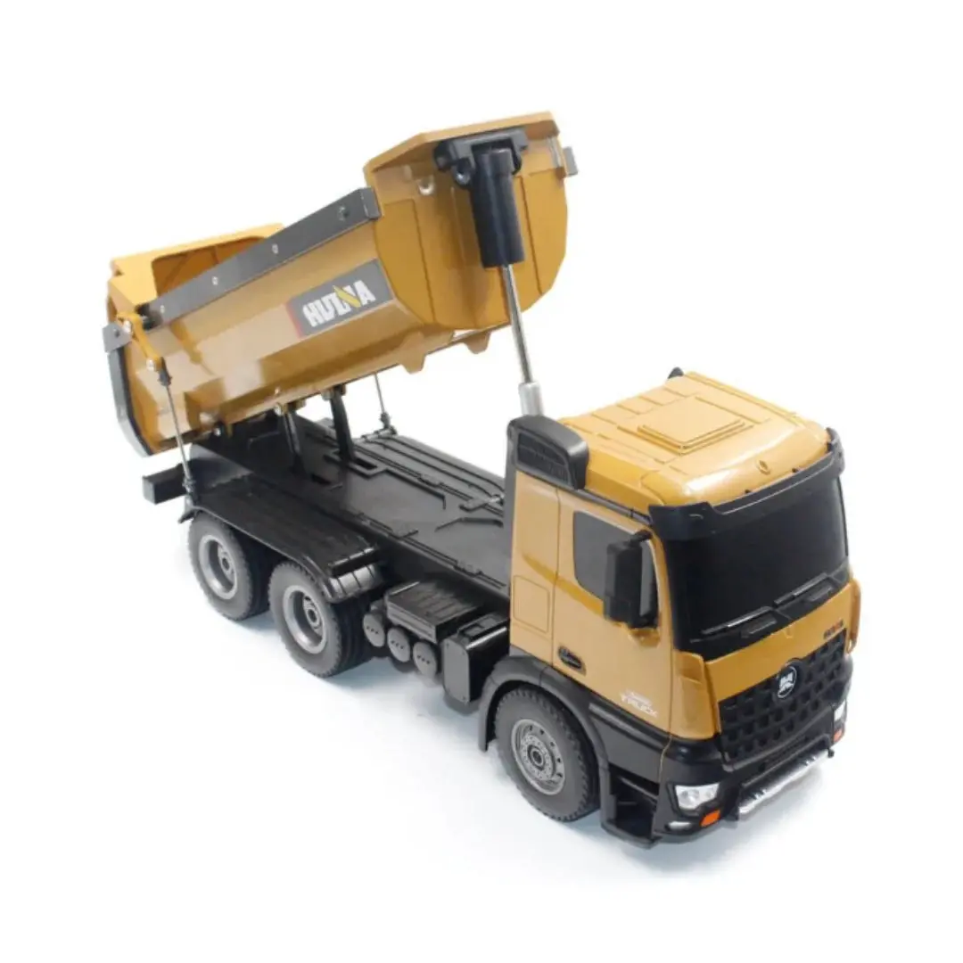 Huina 2.4Ghz 1/14 Rc Dump Truck With Die-Cast Bed   (Hun11573) 1