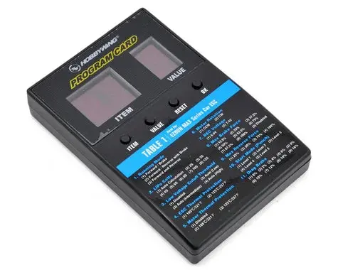 Hobbywing Led Program Card   (Hwi30501003) 1